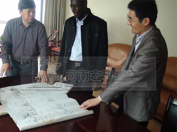 Nigerian Customers Order Cement Rotary Kiln Projec