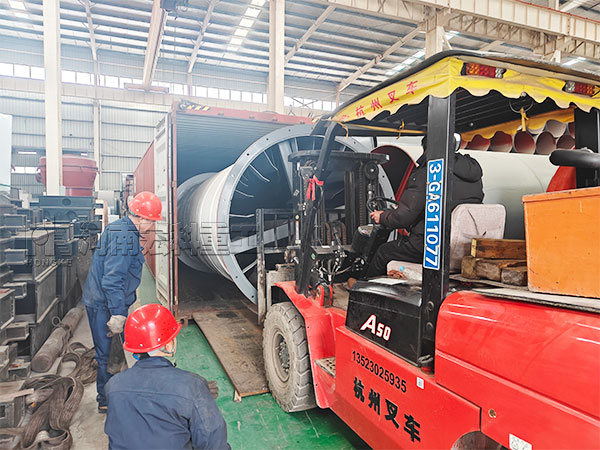 1.8 * 15m Limestone Dryer Shipped To Russian Site