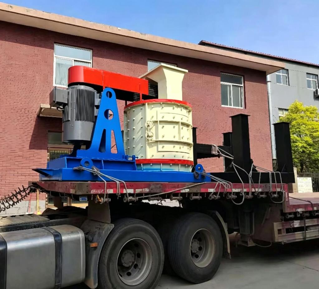 Hongke Heavy Machinery Ships Vertical Sand Making Machine to Philippines Client