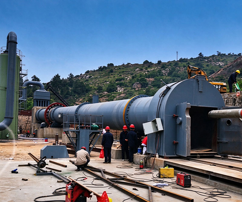 Rotary kiln equipment supplied by Henan Hongke Heavy Machinery Co., Ltd. [Use only where the equipment's origin has been verified Rotary kiln equipment supplied by Henan Hongke Heavy Machinery Co., Ltd. [Use only where the equipment's origin has been verified